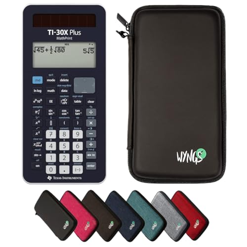 TI-30X Plus Mathprint CALCUSO ensemble noir pour révisions et cours de lycée