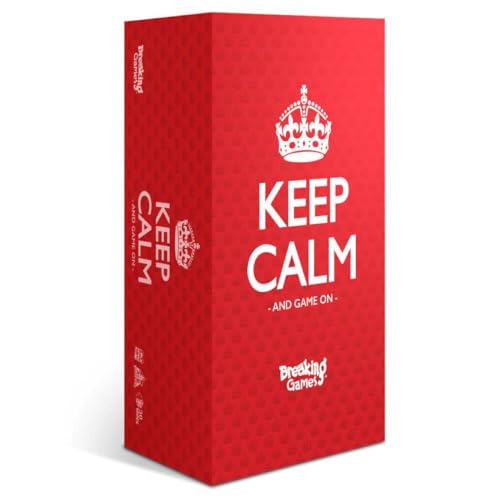 Breaking Games Keep Calm - Hilarious Party Game for Friends and Family - Ideal for Game Night - Ages 17+, 3-8 Players