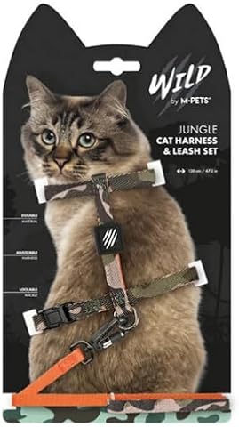 M-Pets Wild Jungle Kedi Göğüs Tasması Set