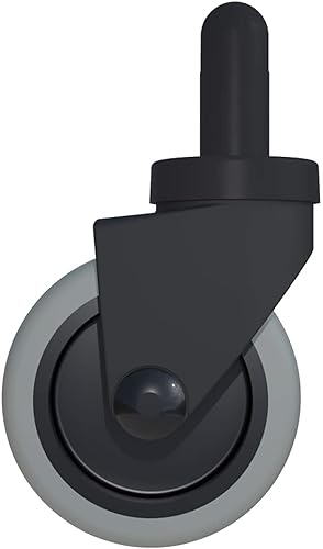 Miniatura 6 de AAGUT Juego de 8 ruedas de repuesto para cubo de fregona de 3 pulgadas para modelos comerciales Rubbermaid y WaveBrake, ruedas giratorias de