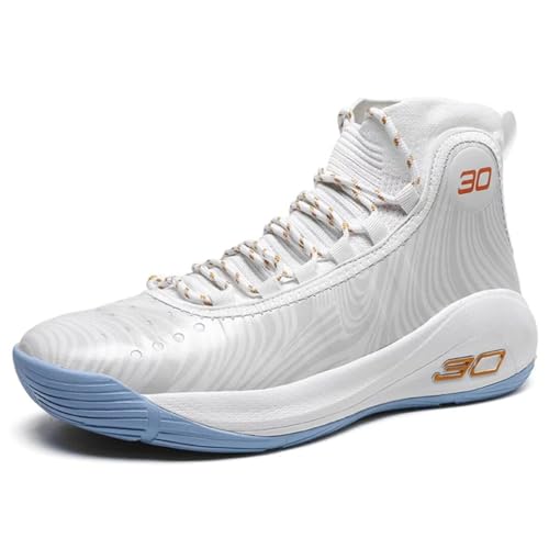 Mens Basketball Shoes for Women High Top Outdoor Streetball Master Breathable Non Slip Fashion Running Sneakers Youth Girls Boys