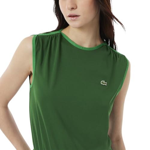 Lacoste Womens Sleeveless Pleated Dress2