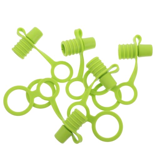 RORPOIR 5個入り シリコンボトルトップ 注ぎ口 子供 幼児用 漏れ防止 ウォーターボトルアダプター キャップ 細い注ぎ口