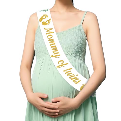 Cadeau pour maman enceinte de jumeaux avec kit de décoration de fête
