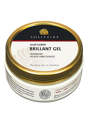 Solitaire Solitaire brillant Gel schwarz Schuhcreme & Pflegeprodukte, Schwarz (Schwarz) 100.00 ml