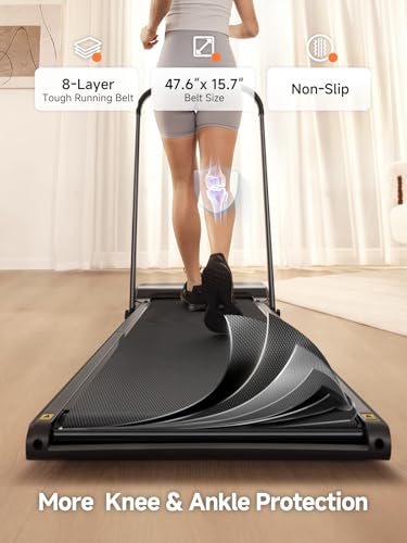 Image of WalkingPad Foldable Walking Pad Treadmill with Handle Bar Under Desk