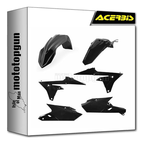 Cache carenage noir Acerbis 0023080.090 evite la casse plastique sur Yamaha YZF 250 2018