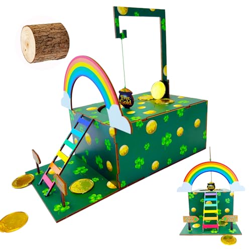 Leprechaun Trap Kit For Kids Wood Diy St Patricks Day Kids Leprechaun Trap Catch A Leprechaun Kit...