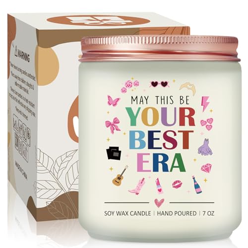 Volufia Taylor Birthday Candles - Taylor Gifts Merch Ideas - Christmas Birthday Gift for Her Girls Boys Women - Lavender Scented Candles