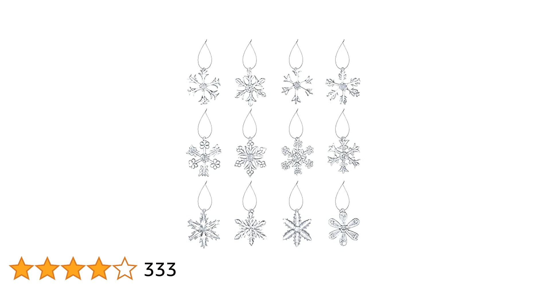 クリスマスツリーオーナメント 雪の結晶模様 ガラスオーナメント 18個セット 91YBnKaIl4L._UF350,350_QL80_.jpg