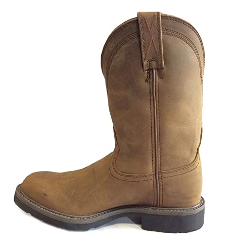 Image of Twisted X Men's 6 inch Work Oblique Toe Boot with CellSole comfort footbed