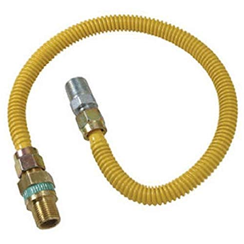 Brass Craft Cssd44R-60P Procoat Stainless Steel Straight Gas Connector With Excess Flow Valve #TOP27