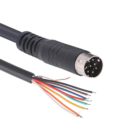 Mini DIN 8 pin Male MD8 to Wire End Connecter Adapter Cable (1.5mtr)