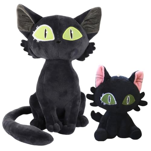 GVMJHYK Gato Negro Juguetes de Peluche, Juguetes de Peluche Animal, Muñeca Gato de Simulación, Lindo Ga-to Peluche Suave Relleno Ju-guetes, PE-luches de Dibujos Animados, 2PCS GVMJHYK Gato Negro Juguetes de Peluche, Juguetes de Peluche Animal, Muñeca Gato de Simulación, Lindo Ga-to Peluche Suave Relleno Ju-guetes, PE-luches de Dibujos Animados, 2PCS