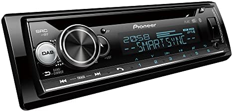 Pioneer DEH-S720DAB-AN inklusive DAB Antenne, 1-DIN Autoradio, CD-Tuner mit FM und DAB+, Bluetooth, MP3, USB und AUX-Eingang, RGB-Beleuchtung, Freisprecheinrichtung, Smart Sync App