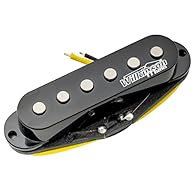 For Strat style electric guitar, middle position, wax potted. Reverse wound/reverse polarity, delivers a hum cancelling feature Genuine Wilkinson parts, M series is made in China and distributed by Musiclily This flat alnivo V pickup providing an eve...