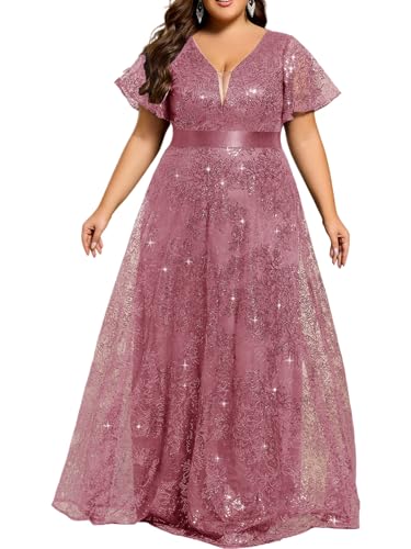open lace back dress Amazon.com: Ever-Pretty Plus Women's V Neck Embroidered Sequin A Line  Ruffles Sleeves Plus Size Evening Dresses Ball Gowns Orchid US14 :  Clothing, Shoes & Jewelry