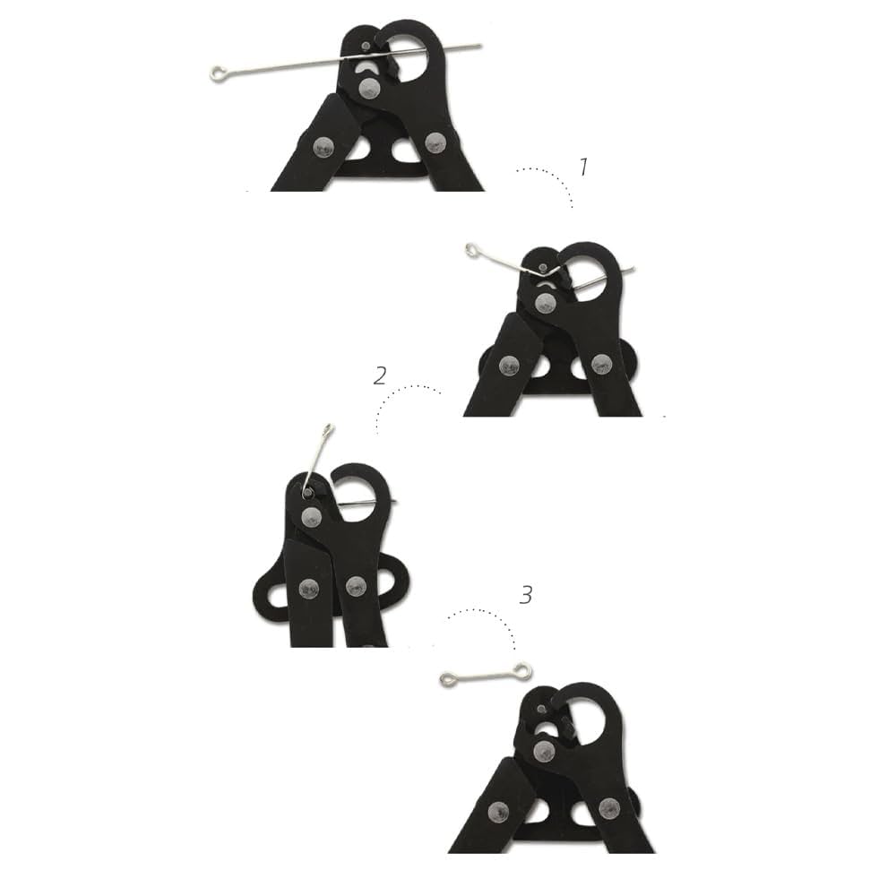 Amazon.co.jp: LeTkingok 手動式多機能9針ローリングペンチ 金線