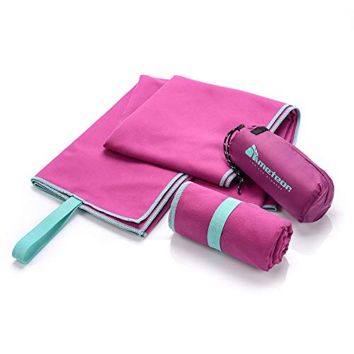 meteor microfibre towel, Lightweight travel towel for gym swimming, backpacking