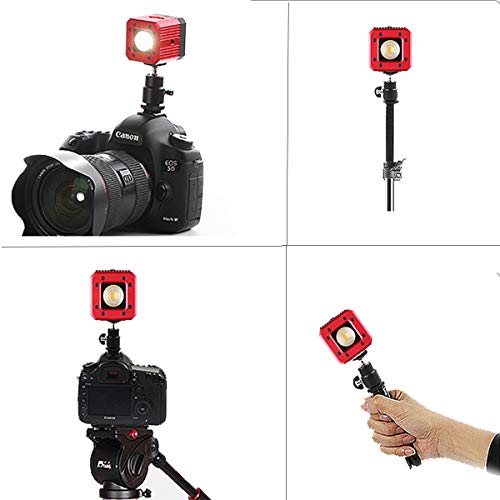 Dazzne Waterproof LED Video Light 8W 200LUX/1M Aluminum Alloy Mini Diving Underwater Lighting with 1/4" 20 Screw Hole for Drone,DSLR, Smartphone,GoPro, Camcorder-Waterproof 20M - Thumbnail 2
