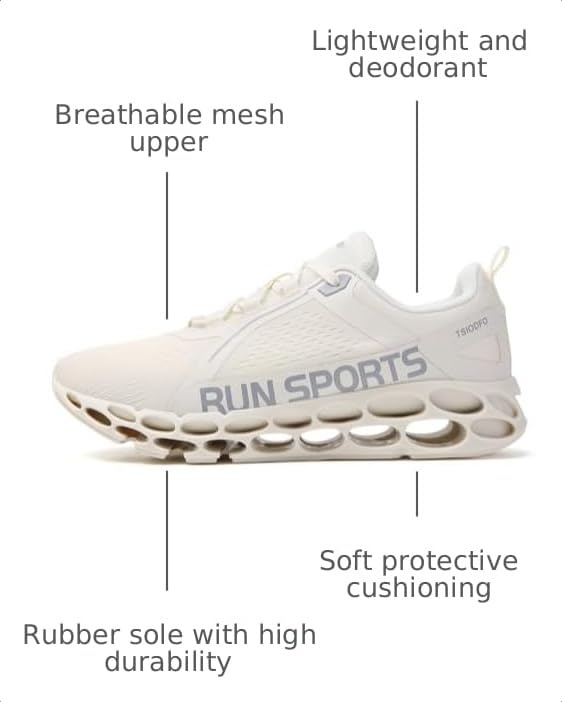 Image of Women's Running Shoes Non Slip Athletic Tennis Walking Blade Type Sneakers