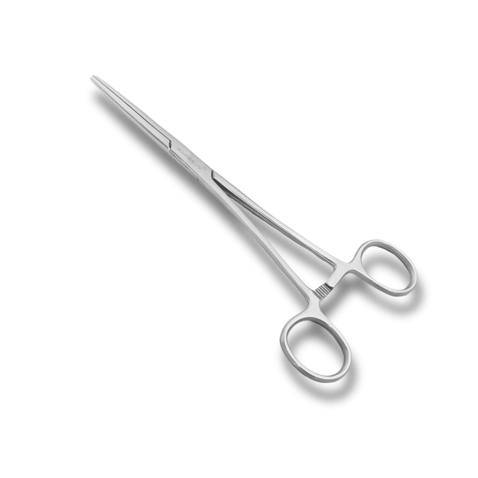 G.n Surgical Ltd Silver Professional Hemostat Fishing Forceps Of Stainless Steel Used As Jewelry, Fly Fishing Forceps And Unhooking Fish Pliers - Pet, Dog Ear Hair Grooming Forceps (18Cm)