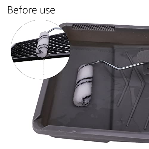 Amazon Basics 4-Inch Microfiber Paint Roller Covers, 24-Pack #TOP4