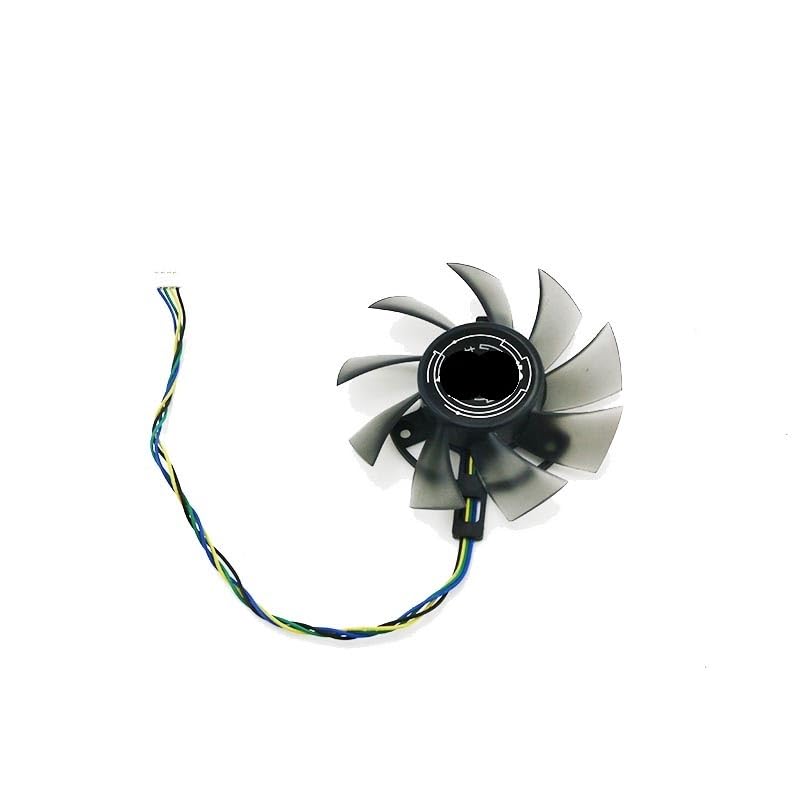 Cooling Fan for RX550 2G Video Card 4PIN T128015BU FD8015U12S DC12V 0.50AMP Graphics Card Fan Computer Cooling Components