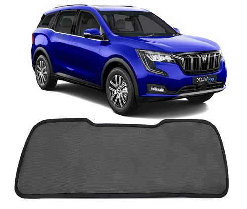 Image of Autofact Dicky Curtain for Mahindra XUV 700 | Custom Fit Rear Windshield Sunshade | UV & Heat Protection | Foldable Mesh | Privacy & Cooling Car Accessory