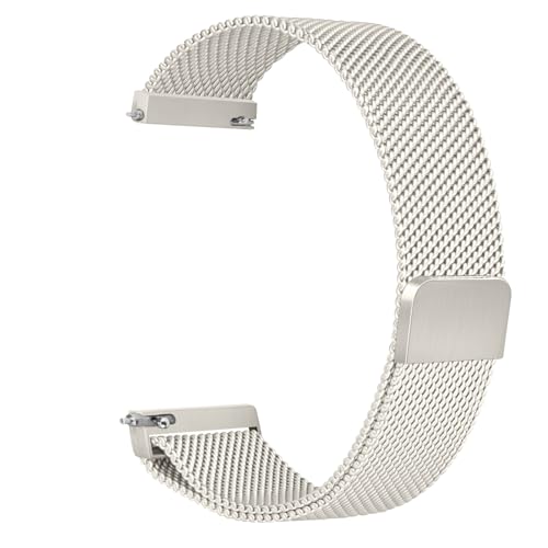 Image of Tobfit 22mm Strap Compatible for Fire-Boltt Ninja Call Pro, Phantom, Ring, Visionary (Watch Not Included), Stainless Steel Chain Strap with Magnetic Buckle for Men&Women