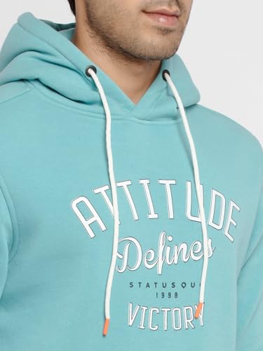 Image of Status Quo Mens Printed Round Neck Hooded Sweatshirt