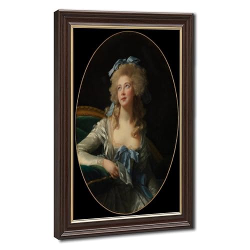 Impression sur toile Madame Grand par Élisabeth Vigée Le Brun - Décoration murale avec cadre 20x30 cm