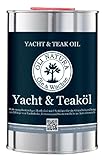 Aceite para yate y teca OLI-NATURA (aceite de madera para uso en exteriores, protección UV), contenido: 1 litro, color: teca