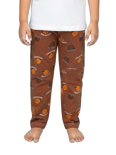 Image of KiddoPanti Boys Printed Pyjama | 100% Cotton Single Jersey Fabric | All Over Printed Design | Relax Fit & Ankle Length | Pyjama Pant