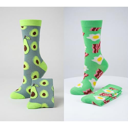 Image of Tipi Toe Women's Fun Patterned Dress Socks, 12-Pack Lightweight Colorful Crew Socks, Casual Novelty Assorted Designs
