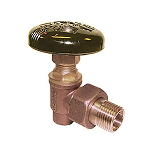 Legend Valve 110-124 Bronze Hot Water Radiator Valve, 1.5