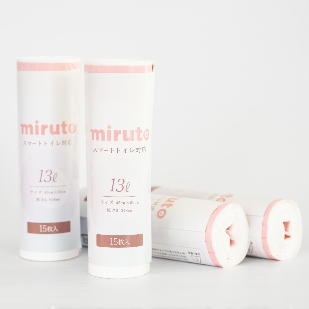 Amazon | 【獣医師監修】 miruto 専用ゴミ袋 猫 自動トイレ お留守番