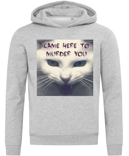 Sweat à capuche Feral Cat Art contre le froid vêtement confortable en coton