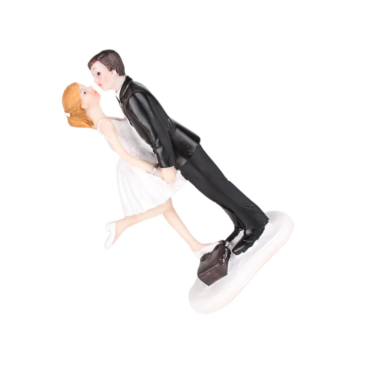 Abaodam 2stücke Braut Und Bräutigam Figuren Aus Resin Hochzeitskuchen Deko Süße Tortenaufsätze Für Hochzeit Und Feiern Liebevolle Tortendekorationen Teiliges