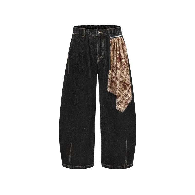 Barrel Jeans Men Super Baggy Wide Leg Jeans Loose Fit Hip Hop Wide Leg Casual Streetwear Oversized Denim Pants2