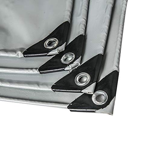 Lona impermeable gris 2x3m para camión al aire libre y cobertizo pushpull 6