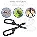 Tiosen Reptile Feeding Tool, Reptile Poop Scoop Reptile Feeding and Cleaning Tool,Plastic Reptile Feeding Clamp for Tortoise Lizard Frog Spider and Other Small Animals, Terrarium Cleaning Tweezers