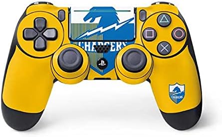 Skinit - Skin para juegos para PS4 Pro/Slim Controller – licencia oficial NFL Los Angeles Chargers Retro Logo