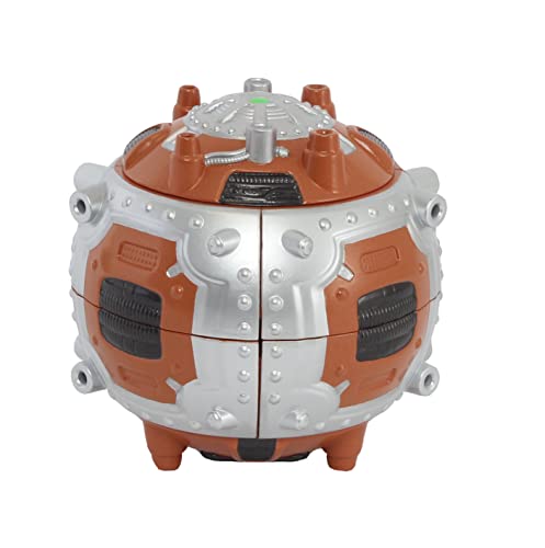 Giga Bots - Scrapbot | Energy Core Transforms Into 13 Inch Action Figure | Chief Builder & Mechanic | Unique Toy Combat Attachments And Skills | Includes 33 Buildable Pieces #TOP3