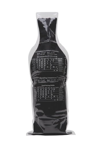 Final Touch Wine Carrier Travel Bag Transporteur de vin Voyage Sac -Protège Votre Bouteille au Cours Transport - Pliable et réutilisable Cover