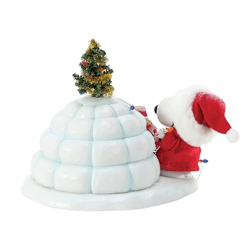 Figurine Peanuts Snoopy Igloo Department 56 Possible Dreams Multicolore 17,8 cm