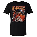 500 LEVEL Yordan Alvarez Shirt - Yordan Alvarez Houston Vintage WHT (Black, X-Large)