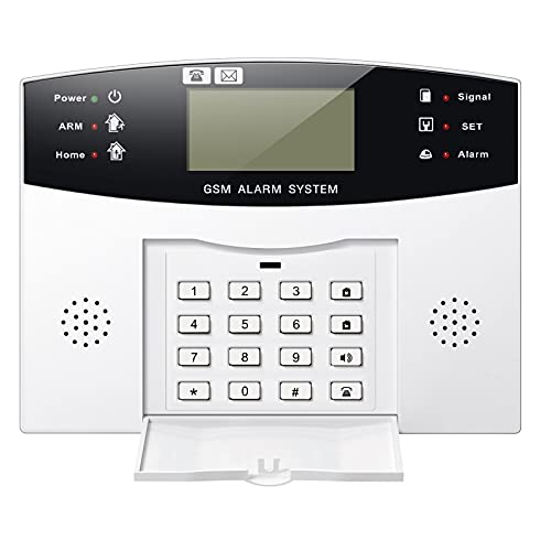 YISEELE Alarmhost 1 Stück, Alarm Security LCD SMS/Call Home Security Einbruchsicheres Einbruchswählsystem, erweiterbar (Deutsche Version) Cover