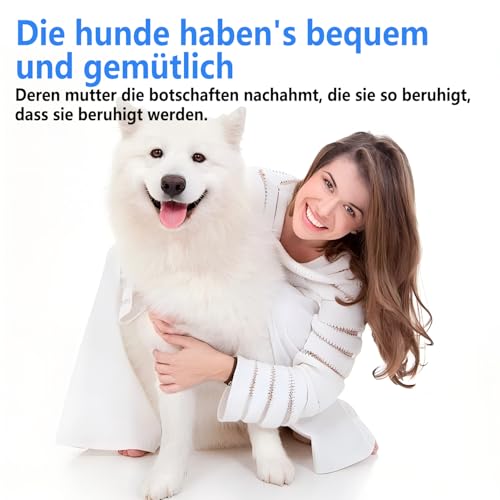 Beruhigender Kragen für Hunde,Hunde Pheromone Beruhigender Diffusor,Haustier Stopp Pissen Entlastung Angst Stress Trennung,Dauert 60 Tage,25 Zoll verstellbare Passform Alle Kleine (Grau)