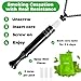 Breathing Necklace to Replace Bad Habit with 3pcs Refillable Mint Pods, Habit Support Necklace with Hollow Pattern for Stress Relief Sensory Fidget Necklace for Adults (Black)